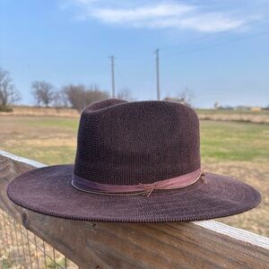 Wyeth by Anthropologie Stylish Brown Rancher Hat